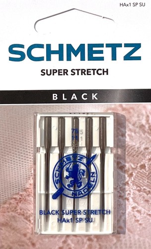 Schmetz black super - super, stretch