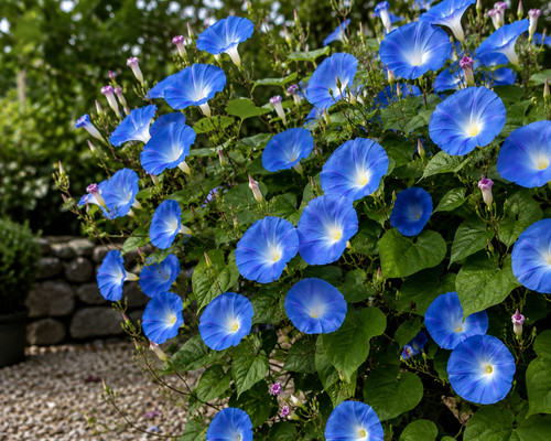 Ipomoea tricolor heavenly blue - tricolor,