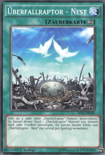Yugioh überfallraptor nest - Überfallraptor,